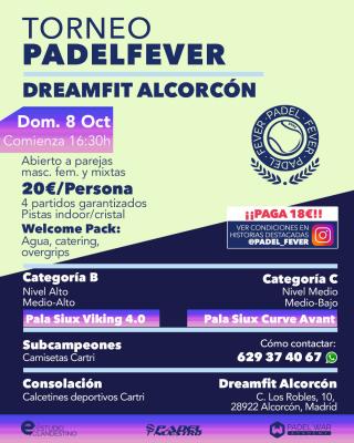 poster del torneo ¡ÚLTIMAS PLAZAS! - CATEGORÍAS B Y C (ABIERTO A PAREJAS MASCULINAS, FEMENINAS Y MIXTAS)