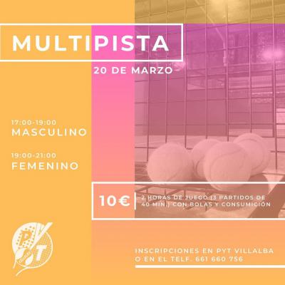 poster del torneo MULTIPISTA