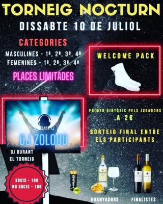 poster del torneo TORNEIG NOCTURN