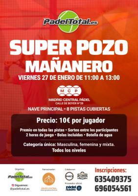 poster del torneo POZO MAÑANERO