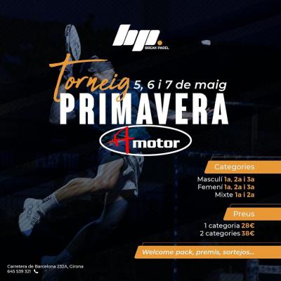 poster del torneo TORNEIG PRIMAVERA AMOTOR