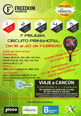 poster del torneo I PRUEBA DEL CIRCUITO PRINSOTEL