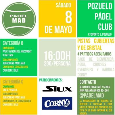poster del torneo TORNEO DE PADEL