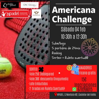 poster del torneo AMERICANA CHALLENGE