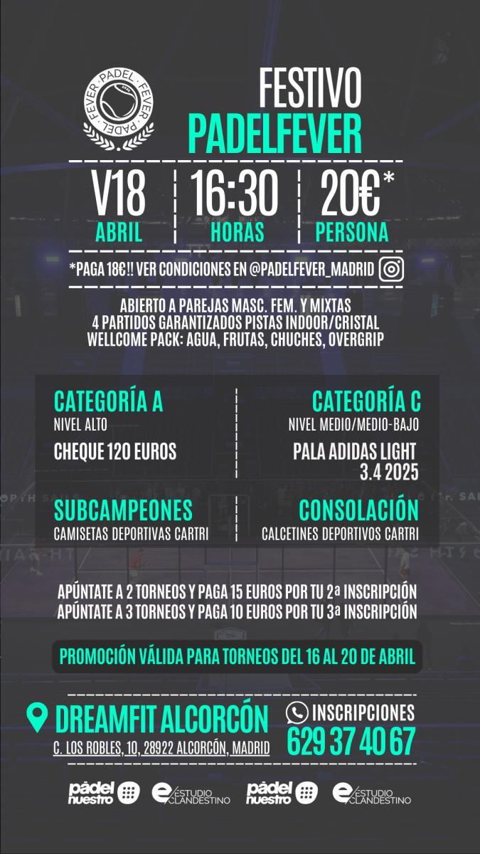 cartel del torneo