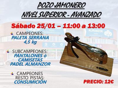 poster del torneo POZO JAMONERO NIVEL SUPERIOR - AVANZADO