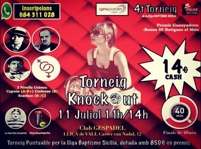 poster del torneo 4T TORNEIG LLIGA BAPTISME SICILIÀ