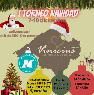 poster del torneo TORNEO NAVIDAD NOU VELL MARÍ PADEL