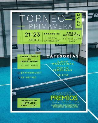 poster torneo TORNEO PRIMAVERA 2023