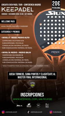 poster del torneo TORNEO KEEPADEL & GET INDOOR
