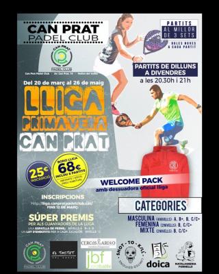 poster del torneo LLIGA CAN PRAT PRIMAVERA 2023