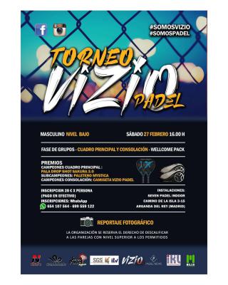 poster del torneo TORNEO VIZIO PADEL