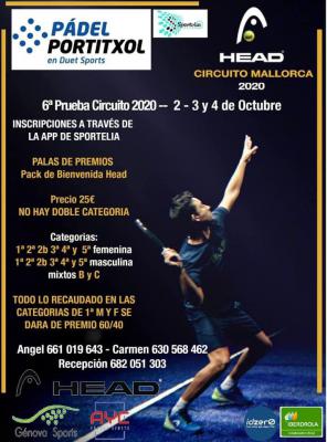 poster del torneo 6ª PRUEBA CIRCUITO 2020