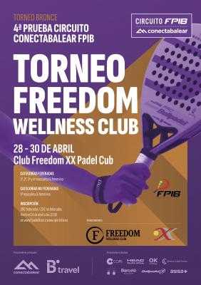 poster del torneo 4ª PRUEBA DE CIRCUITO CONECTABALEAR FPIB - (BRONCE) TORNEO FREEDOM WELLNESS CLUB