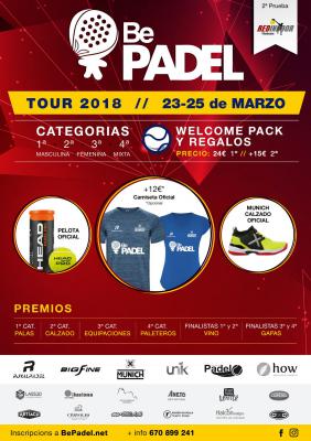 poster del torneo 2a PRUEBA BePADEL