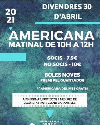 poster del torneo AMERICANA MATINAL