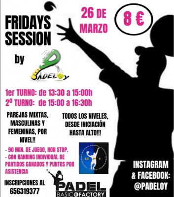 poster del torneo FRIDAYS SESSION