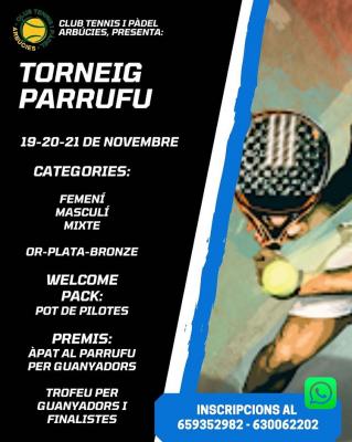 poster del torneo TORNEIG PARRUFU