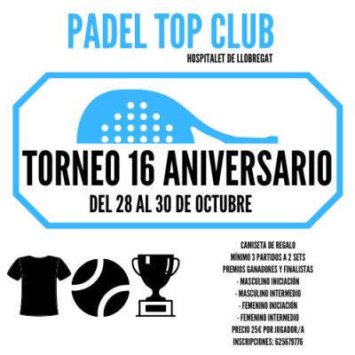 poster torneo TORNEO 16 ANIVERSARIO