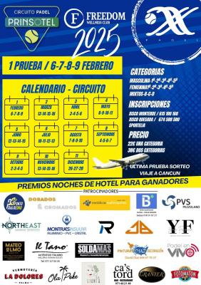 poster del torneo I PRUEBA CIRCUITO PRINSOTEL