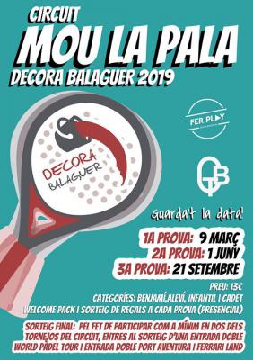 poster del torneo CIRCUIT MOU LA PALA