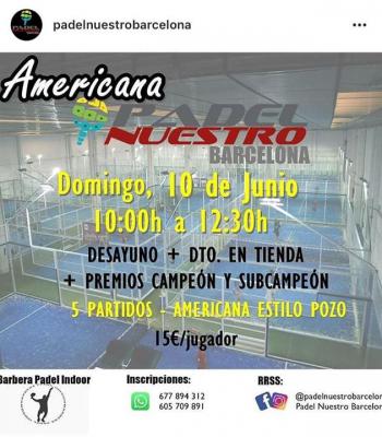 poster del torneo AMERICANA PADELNUESTRO