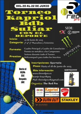 poster del torneo TORNEO KAPRIOL BDB SULIAR
