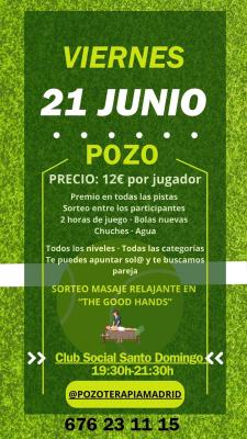 poster del torneo @POZOTERAPIA
