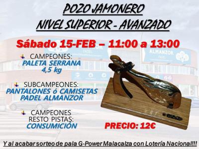 poster del torneo POZO JAMONERO NIVEL SUPERIOR - AVANZADO