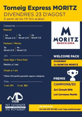 poster del torneo TORNEIG EXPRESS MORTIZ