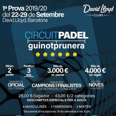 poster del torneo 1A PROVA