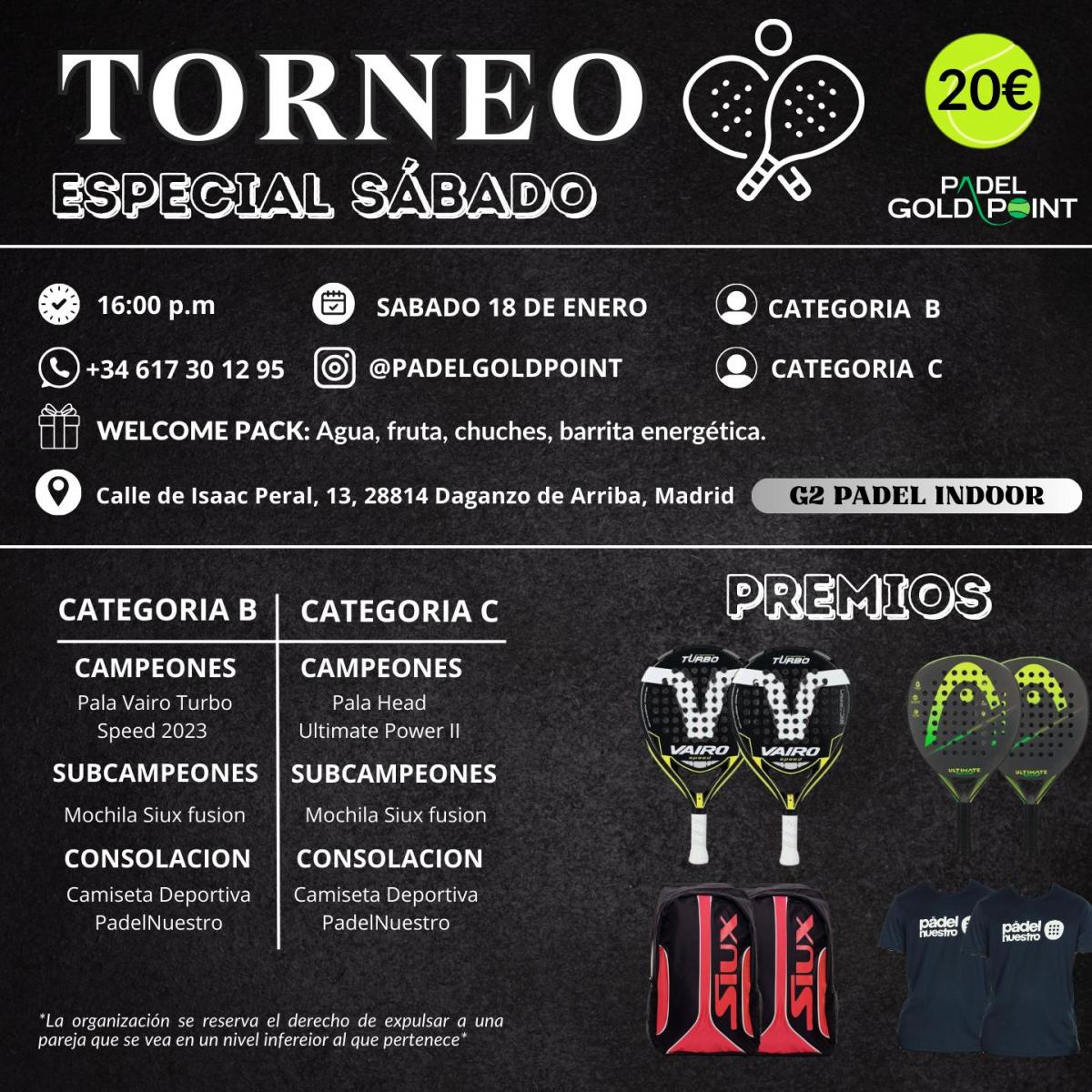 cartel del torneo