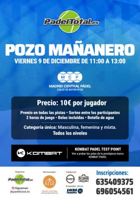 poster del torneo POZO MAÑANERO