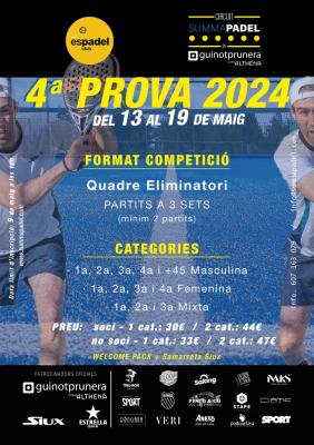 poster del torneo 4A PROVA CIRCUIT SUMMAPADEL 2024
