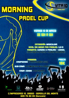 poster del torneo TORNEO MORNING PADEL CUP