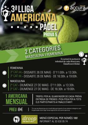 poster del torneo 5A PROVA DE LA LLIGA AMERICANA