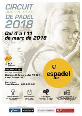 poster del torneo CIRCUIT BRONZE HEAD 2018