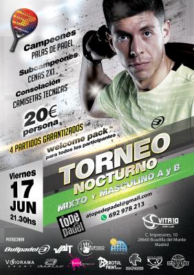 poster del torneo TORNEO MIXTO & MASCULINO 