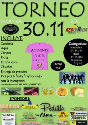 poster del torneo TORNEO EXPRESS AC EVENTS PÁDEL