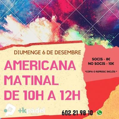 poster del torneo AMERICANA MATINAL