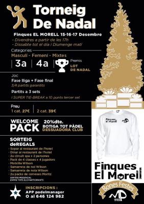 poster del torneo TORNEIG DE NADAL FINQUES EL MORELL