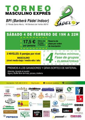 poster del torneo TORNEO MASCULINO EXPRÉS