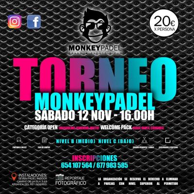 poster del torneo TORNEO MONKEY PADEL
