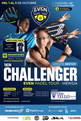 poster del torneo 1ER CHALLENGER EPT MÉRIDA