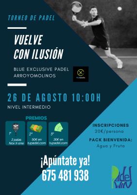 poster del torneo VUELVE CON ILUSION