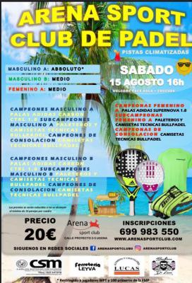 poster del torneo TORNEO DE PADEL