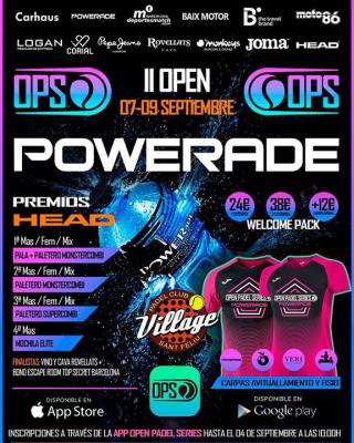 poster del torneo II OPEN POWERADE