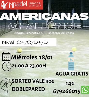 poster del torneo AMERICANA CHALLENGE