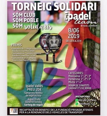 poster del torneo TORNEIG SOLIDARI