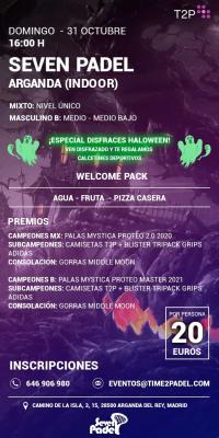 poster del torneo TORNEO T2P TARDE DEL DOMINGO 31 OCTUBRE
